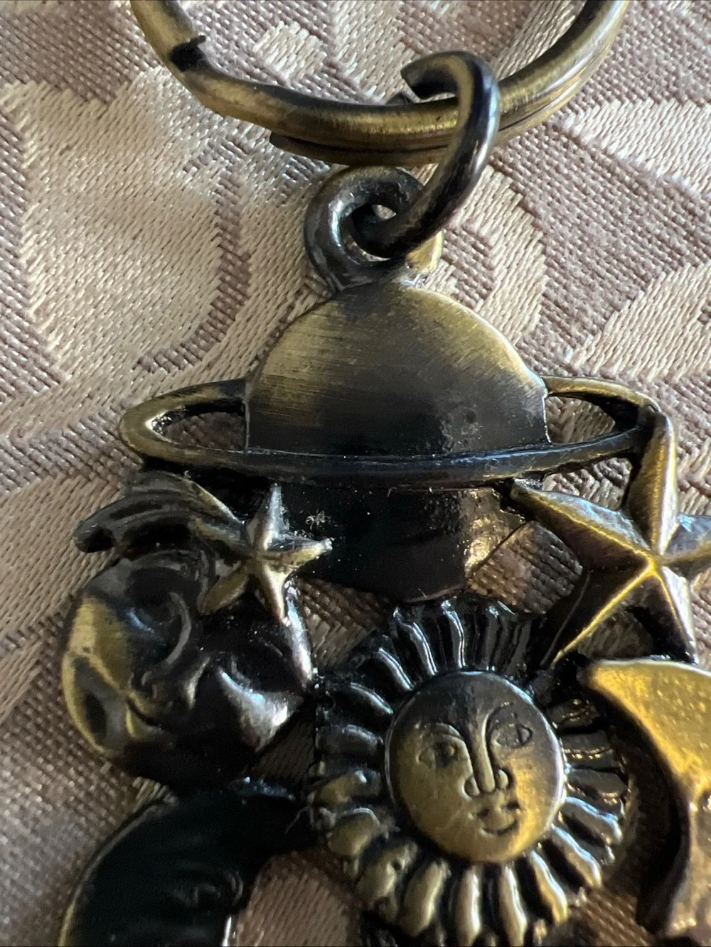 Sun Moon Star Keyring Big Three Astrology Ego Loyalty  Kind